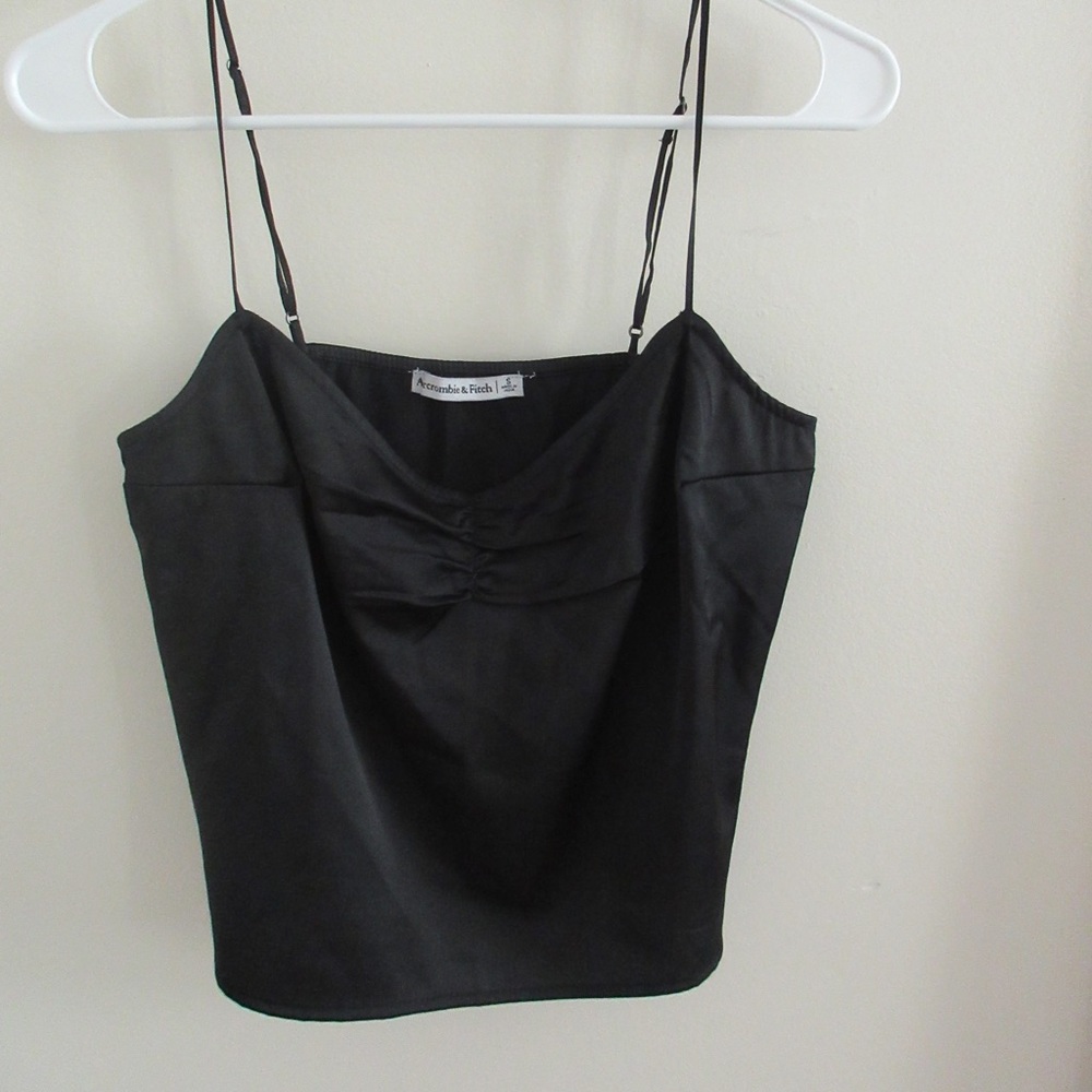Abercrombie & Fitch Black Spaghetti Strap Top